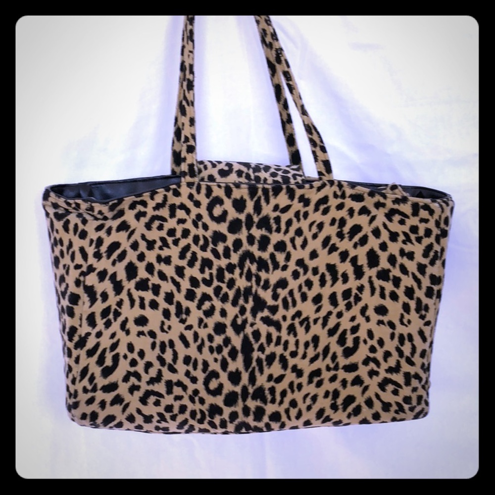 Custom Leopard print diaper bag-lots of pockets!